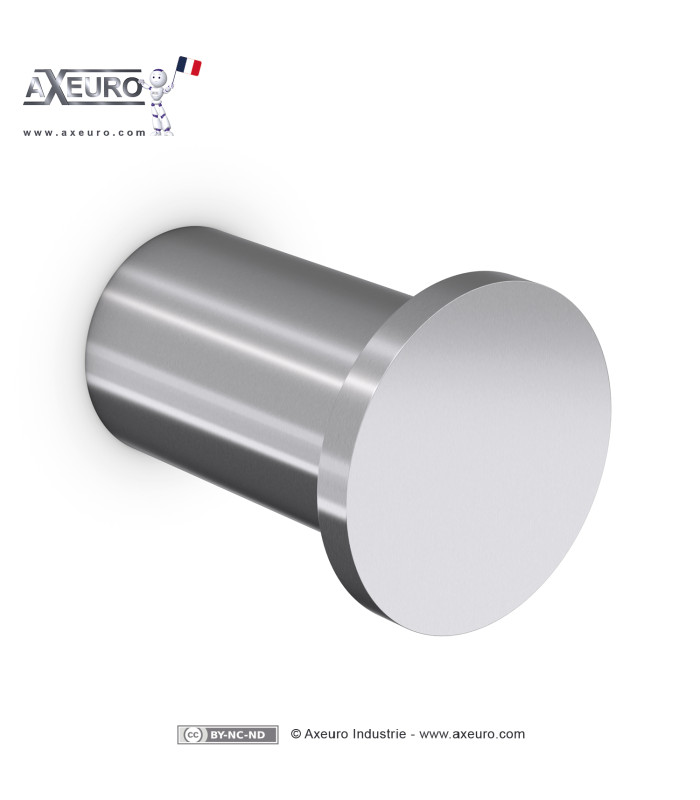 Round 304 stainless steel coat hook – Diameter 30 mm