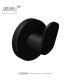 Percha redonda de acero inoxidable cepillado satinado 304 - Perchero con 1 solo gancho oblicuo