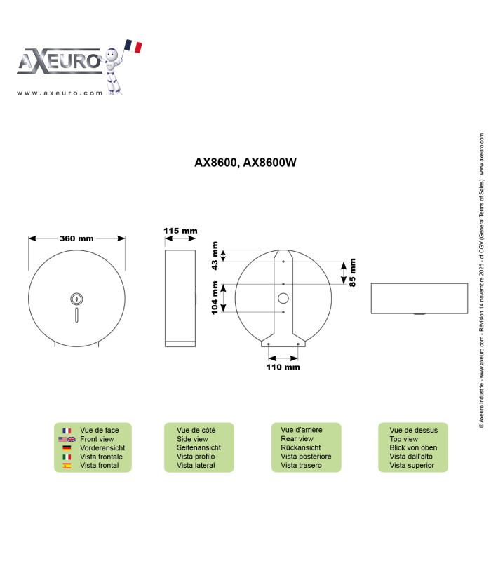 WC-Papierrollenhalter
