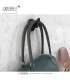 Round coat hook in brushed satin stainless steel 304 - Coat rack with 1 single oblique hook