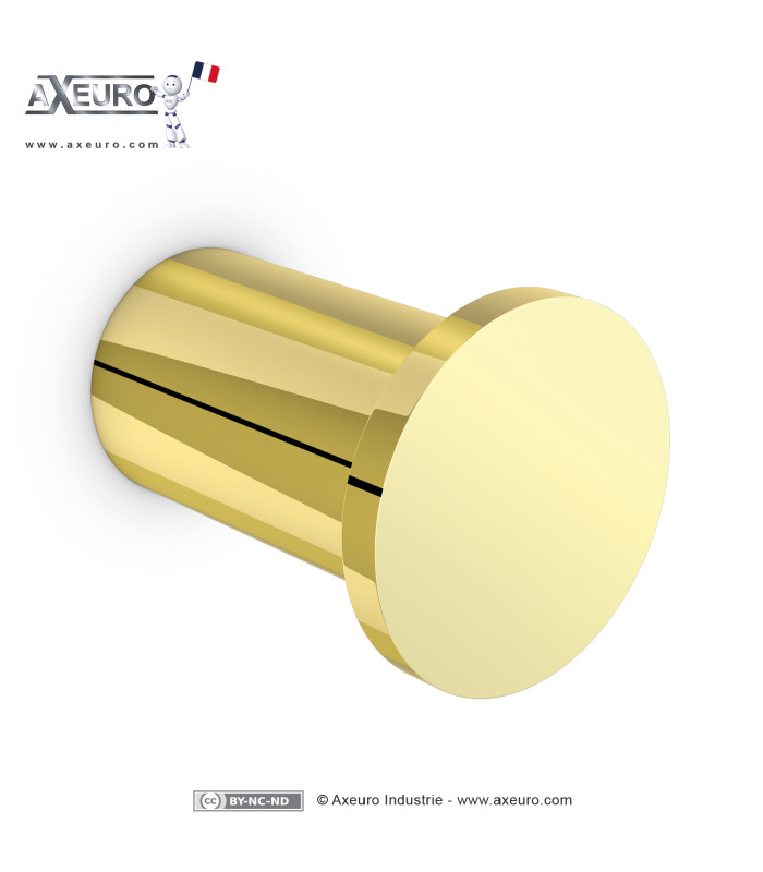 Patère ronde en inox 304 - Diamètre 30 mm