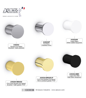 Colgador redondo de acero inoxidable 304 – Diámetro 30 mm