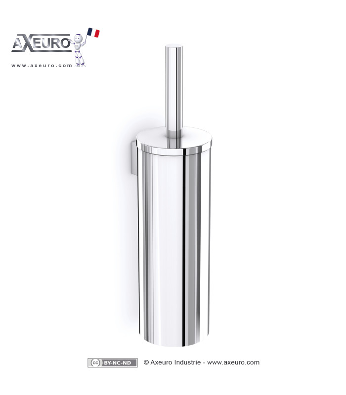 Pot et balai WC mural en inox 304