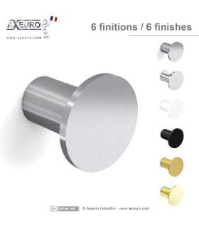 Patère ronde en inox 304 - Diamètre 40 mm