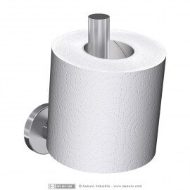 portarrollos papel higienico vertical para baño, rollos de reserva, ø 15 x  65 cm.
