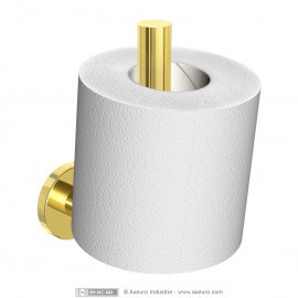 Porte-papier de réserve WC pour 1 rouleau, nylon blanc, 4070N** - Armatron  AG
