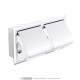 WC-Papierrollenhalter für zwei rollen