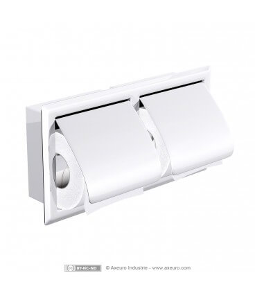 WC-Papierrollenhalter für zwei rollen