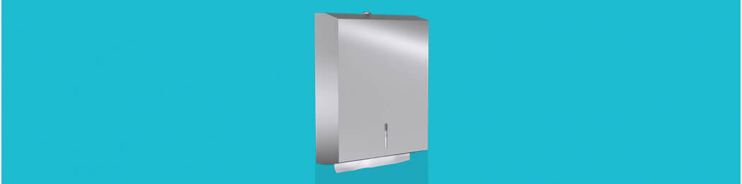Wall mounted paper towel dispensers